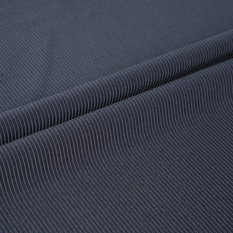 35ns008 88% nylon 12% spandex 200 GSM Stripe Rib Pleted Yoga Fitness tkanina